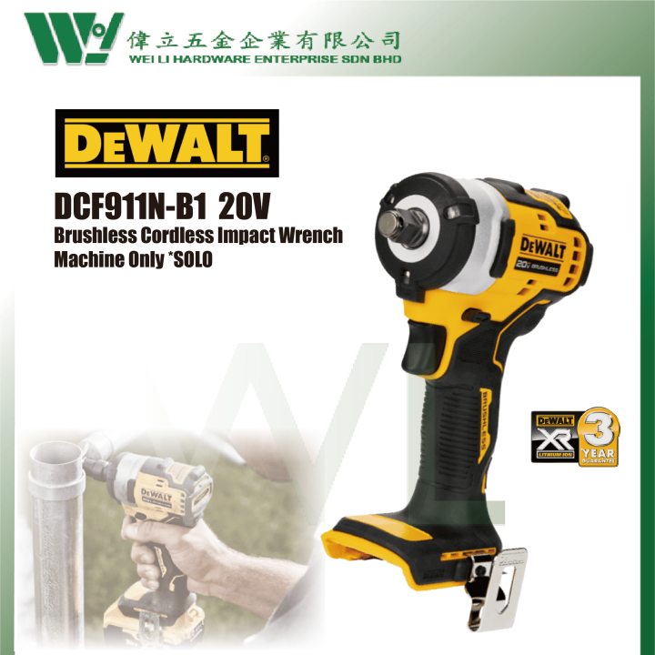 DEWALT DCF911NB1 1/2" 20V Brushless Cordless Impact Wrench / dewalt