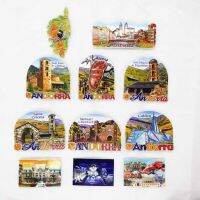 European Tourist Fridge Magnet Souvenir Andorra Monaco Spain France Corsica Refrigerator Magnets Home Decoration Accessories