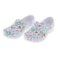 Patterned Nursing Shoes Classic Clog for Women Platform Lightweight Slipers
