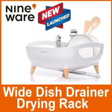 Nineware Volume Dish Drying Rack PINK