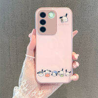 เคส Vivo V27 5G เคส Vivo V27 Pro เคส กันกระแทกแก้วเหลวหรูหรามีเคสโทรศัพท์ตัวปกป้องกล้องถ่ายรูปเคสน่ารักสำหรับเด็กผู้หญิงนักเรียนผู้หญิง