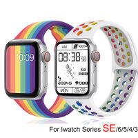 Pride Edition สำหรับ Ultra 49Mm Band 40Mm 42mm45mm Sport Silicon Breathable สร้อยข้อมือ Series 8 7 SE 6 5 4 3