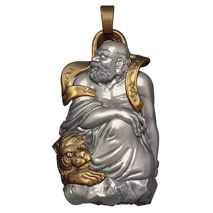 handmade-guanyin-bodhisattva-จี้-s925เงินสเตอร์ลิงผู้ชายและผู้หญิงรุ่นสำหรับความมั่งคั่งป้องกันและจี้ความปลอดภัยไม่จางหายต้นฉบับนำเข้า