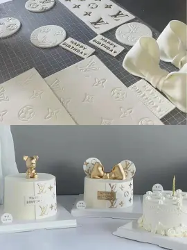 LV embosser LV rolling pin Louis Vuitton cake LV Logo Louis Vuitton cake  Free shipping