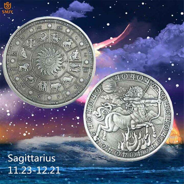 กลุ่มดาว2019ยอดนิยม-tianma-sagittarius-โชคดี-relief-เหรียญทองแดงค่า-voin