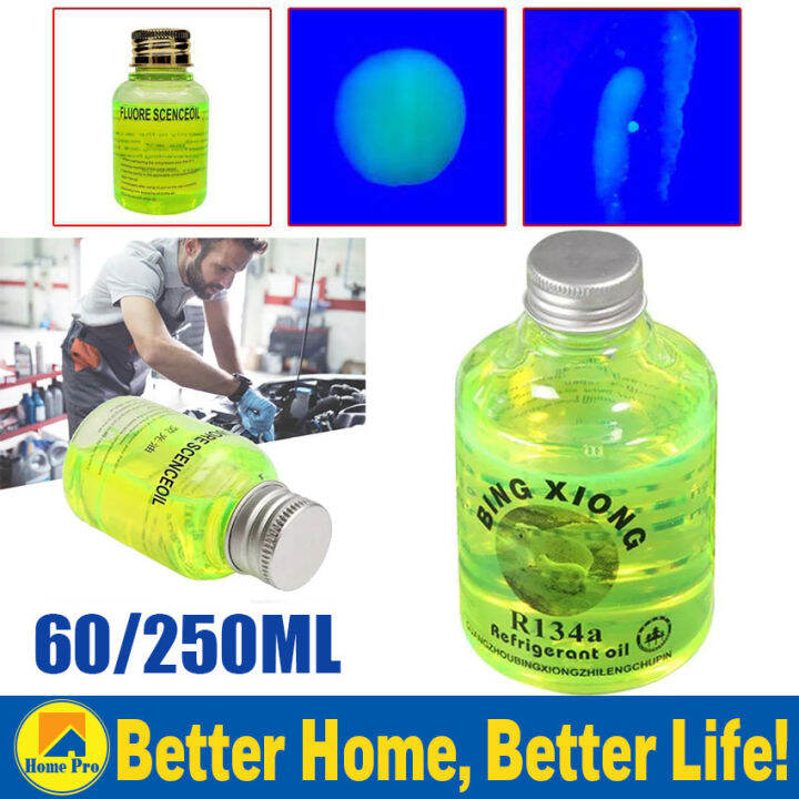 134A Refrigerant Oil Leak Detector Test UV Dye Agent Automotive Leak