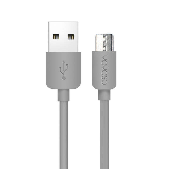 [รับประกันคุณภาพ] สายชาร์จ ANDROID PECTINATE รุ่น 500400719 สีเทา สาย