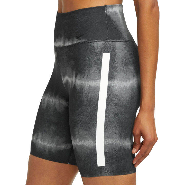 กางเกงขาสั้นออกกำลังไนกี้รุ่นท๊อปของแท้-รุ่นdri-fit-one-luxe-7-mid-rise-printed-training-shorts-do7814