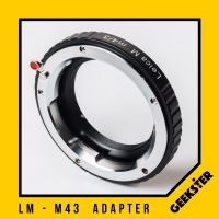 LM-M43 Adapter แปลงเลนส์ Leica M เพื่อเอามาใส่กล้อง Olympus และ Panasonic Mirrorless ( Lens mount adapter Mount LM For Olympus and Panasonic Lumix ) ( เมาท์แปลง อแดปเตอร์ ) ( LM-M43 / LM-M4/3 ) ( LM M43 / LM M4/3 ) ( Geekster )