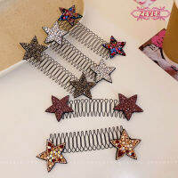 Rhinestone Star หักผม Organizer สาวน้อยที่มองไม่เห็น Hairpin อุปกรณ์เสริมผม