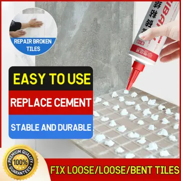 Tile Glue Tile Adhesive Spray Tile Repairing Agent Tile Glue Strong  Adhesive Floor Tile Empty Drum