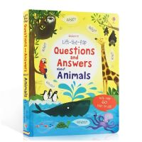 Usborne Book for Begginer Kids Toddler Lift The Flap Questions and Answers about Animals Interactive Knowledge English Reading Book Children Activity Books for 3-6 Years Old Birthday Gifts หนังสือเด็ก หนังสือเด็กภาษาอังกฤษ หนังสือ