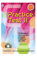 9786163056122 CU-TEP PRACTICE TEST II (1 BK./1 CD-ROM)