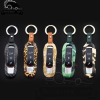 [A Neotype]ฝาครอบโลหะผสมสังกะสี Fob Key Case เปลือกกุญแจรีโมทแทนที่ Fit Porsche Boxster Cayman 911 Cayenne Panamera Macan