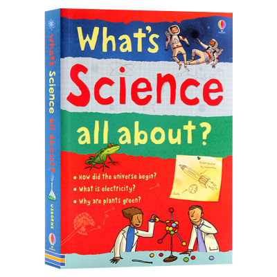 Whats science all about all inclusive science world English childrens English Enlightenment popular science books full color illustrations original books