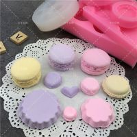 ฟีน☃กลายเป็นวัสดุเกรดอาหาร Macaron รูปร่างบิสกิตเค้กช็อคโกแลตซิลิโคนแม่พิมพ์ฟองดองสบู่น้ำตาลเครื่องมือ DIY เครื่องมืออบครัว