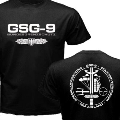 New GSG 9 Germany swat Counter Terrorism Special Operations Unit Men T-shirt Short Casual 100 Cotton