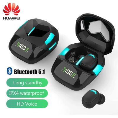 ZZOOI Huawei TWS Ear freebuds Wireless Headphones Bluetooth 5.1 HIFI Stereo Earbuds Gamers Headset Sports Earphone With Mic for iPhone