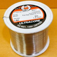 ตะกั่ว ขนาดเส้น 1.2mm. ขนาดม้วน 1กิโล ยี่ห้อ ULTRACORE ของแท้ จำนวน 1 ม้วน