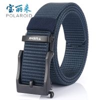 Joker outdoor automatic jeans belt buckle man quick-drying nylon belts can be cut short ∏❁✖