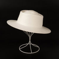 2019 New Unisex White Wide Brim Beach Hats Men Ladies Fedora Derby Church Dress Hat Fine Braid Sun Cap Summer Straw Hat Base