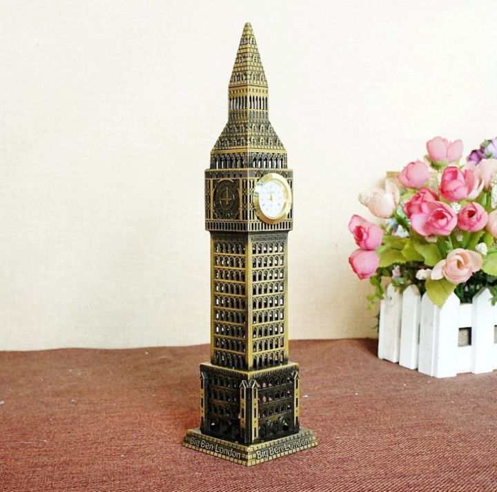 dt59-306-โมเดลหอนาฬิกาสีทอง-ลอนดอน-หอนาฬิกา-big-ben