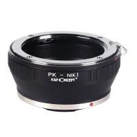 เลนส์แนวคิด Kf ติดตั้งอะแดปเตอร์สำหรับเลนส์ Pentax K Mount Pk ถึง1ชุดแหวนอะแดปเตอร์กล้องถ่ายภาพ Pk Nikon 1 Pk ไปยังอะแดปเตอร์