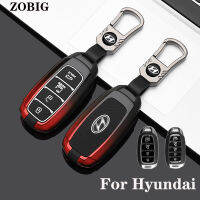 ZOBIG Key Fob ปกกรณีเหมาะสำหรับ Hyundai Palisade Elantra GT สำเนียง Kona Santa Fe Veloster 2022 2021 2020 2019ระยะไกลผู้ถือผิวป้องกัน Keyless E Ntry แขนอุปกรณ์เสริม