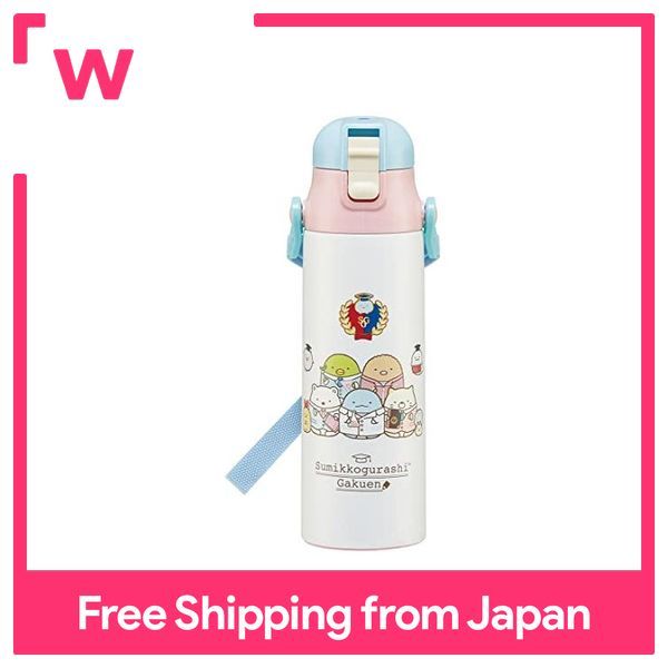 Stainless Kids Water Bottle Direct Drinking Super Mario 580ml Boys SDC6N-A