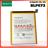 แบตเตอรี่? Oppo Blp673 For A5 A5s A3s A12 A12e A12 A31 For Oppo Battery แบตเตอรี่รับประกัน 3 เดือน