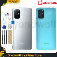 Beyondwolf เคสหลังสำหรับ Oneplus 8T พร้อมสติกเกอร์กาวสำหรับที่เปลี่ยนฝาครอบ Oneplus 8T