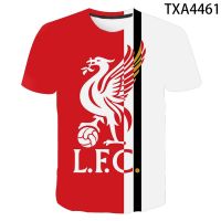 2023 NEWNew Liverpool T เสื้อฤดูร้อนแขนสั้นเสื้อยืดผู้ชายผู้หญิงแฟชั่น3D พิมพ์เสื้อลำลอง Cool Graphic Tee ตลก Streetwear