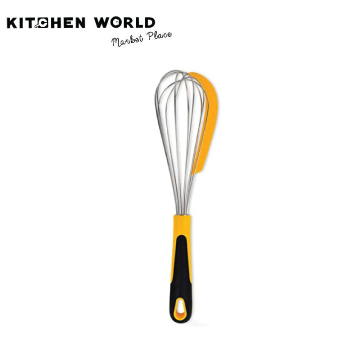 BAKING STAINLESS STEEL WHISK MIX COLOR 27 CM