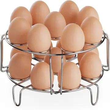 2 Piece Stainless Steel Egg Steamer Rack for Instant Pot Accessories