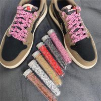 [Fashion goods060]1 Pair Grimace Pattern Flat Shoelaces Women Men High-TopSneakers Shoe Laces Shoe Strings