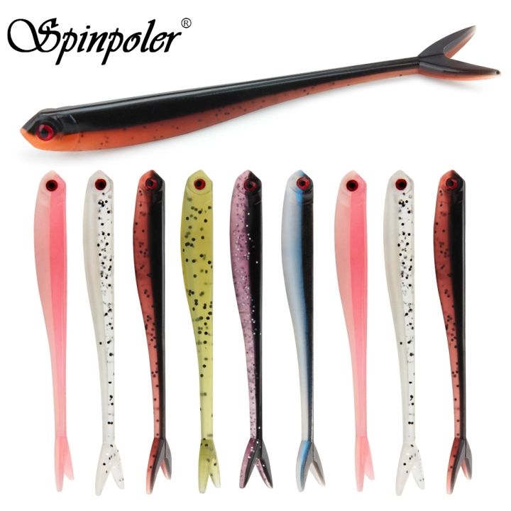 Spinpoler Fork Tail Soft Bait Fishing Lure Shad Artificial Bait