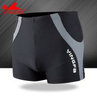 Yingfa Mens Boxer Swimming Trunks High Quality Casual Swimwear Men Plus Size 3XL 4XL Swimwear