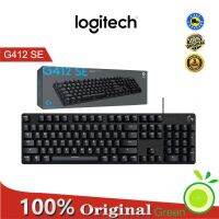 คีย์บอร์ดแบบกลไกเกม Logitech G412 SE ของแท้100% ไฟแบ็คไลท์ LED USB ใช้ได้กับ Windows และ MacOS