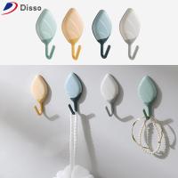 DISSO 8Pcs อุปกรณ์ติดผนัง ตะขอกุญแจ สร้างสรรค์และสร้างสรรค์ ไม่มีการเจาะ ตะขอแบบเหนียว ใช้งานได้จริง อเนกประสงค์อเนกประสงค์ ไม้แขวนผนัง ห้องนอนห้องน้ำห้องครัว