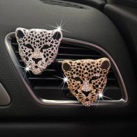 CW Leopard Car Air Freshener Perfume Fragrance Car Air Vent Freshener Air Conditioner Clip DiffuserDecoration Car Accessories