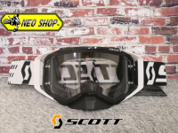 แว่นวิบาก SCOTT สีขาวเลนส์ใส (งานไม่มีกล่องเฉพาะแว่น1ชิ้น) SCOTT MX GOGGLES MOTO SPORTS for Motorcross [ONLY GOGGLE1pcs] (Color:White-Clear lens)