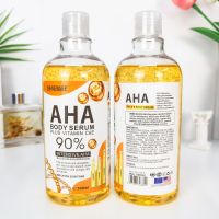 ✨500ml AHA Serum Whiteningเซรั่มทาตัว ผลัดเซลล์ผิว เผยผิวใหม่ผ่องขั้นสุด ขนาด Body Serum Plus Vitamin C&amp;E ครีมเร่งผิวขาว ครีม เซรั่ม เซรั่มหน้าใส ครีมทาผิวขาว