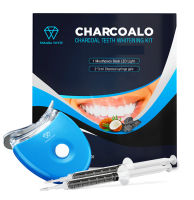 Paraiba White Teeth Whitening Kit - Teeth Whitening Kit (อุปกรณ์ฟอกฟันขาว ลินี) แถมฟรี รีฟิล (เจลฟอกฟันขาว 3 หลอด) แทบวัดสีฟัน ใช้งานได้ 30ครั้งต่อเนื่อง อ่อนโยน