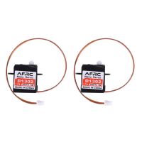 2X -D1302 Mini 1.7G Torque Mini Digital Servo JST Connector for RC Model Drone Airplane Helicopter