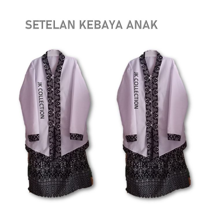 Setelan kebaya Encim Anak Seragam Sekolah Kebaya Encim Anak TK,SD,SMP