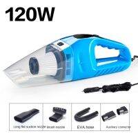 Car Hoover Strong Suction Small Air Duster 120W Handheld Dust Buster with 5M Cable Auto Vacuum Cleaner for Vehicle Home Cleaning