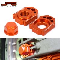 Newprodectscoming Motorcycle CNC Rear Chain Axle Blocks Wheel Lock Spindle Pin Nut For KTM SX SXF EXC EXCF XC XCF XCW XCFW 125 150 250 350 450 500