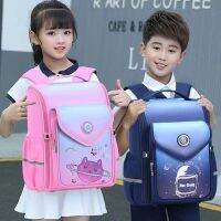 【Hot Sale】 Schoolbag primary school students girls 1234 grade cute kindergarten big class children backpack ridge protection 5-10 years old