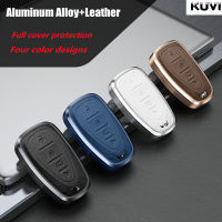 Alloy Leather Car Key Case Cover Fob Shell For Chevrolet Cruze spark sonic camaro Volt Bolt Trax Malibu cruze 2 3 4 5 button