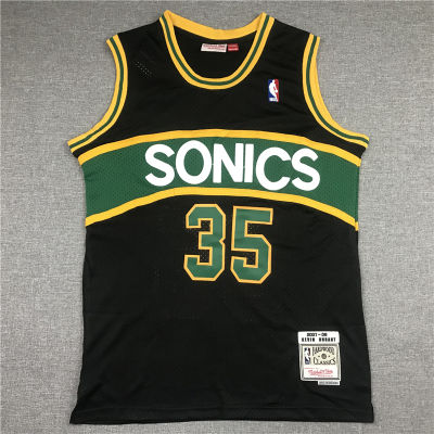 Ready Stock Ready Stock Mens No.35 Kevin Durant Seattle Supersonics Mitchell Ness 2007-08 Hardwood Classics Swingman Jersey -Black